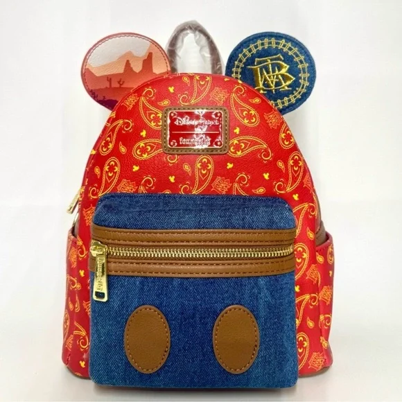 NWT Loungefly backpack, special edition Thunder Mountain, The Main Attraction. Big Thunder Mountain Minnie Mouse Main Attraction Loungefly  main image 2